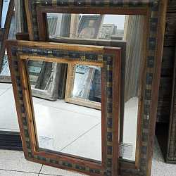 Зеркало "Раджастан", дерево, латунь