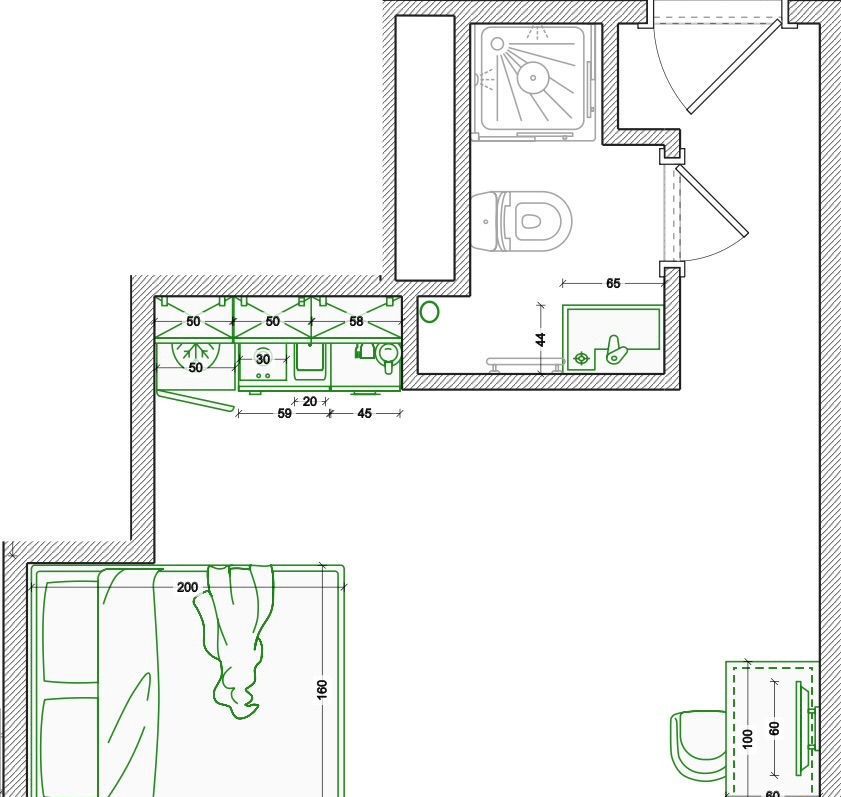 Квартира-студия, 23 м² — фото 8