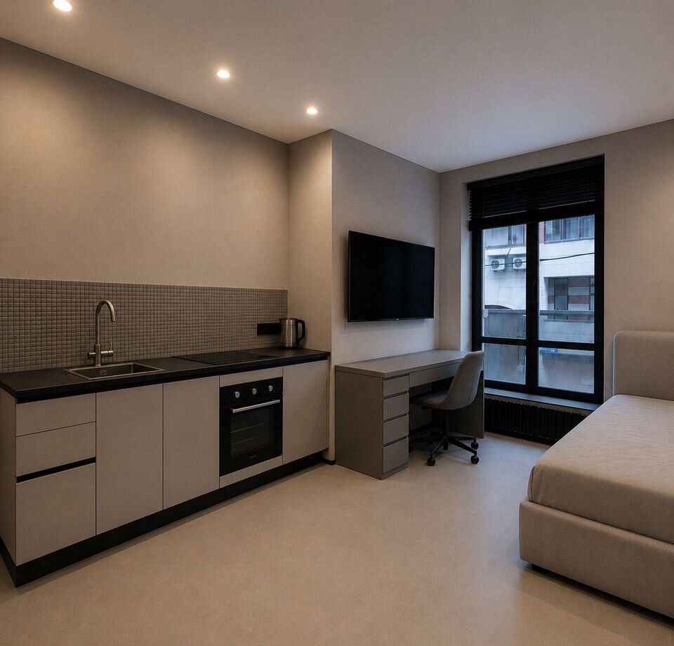 Квартира-студия, 32 м² — фото 1