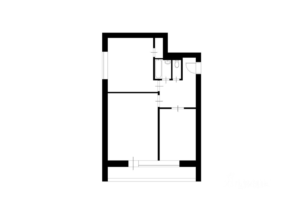 2-комнатная квартира, 53 м² — фото 2