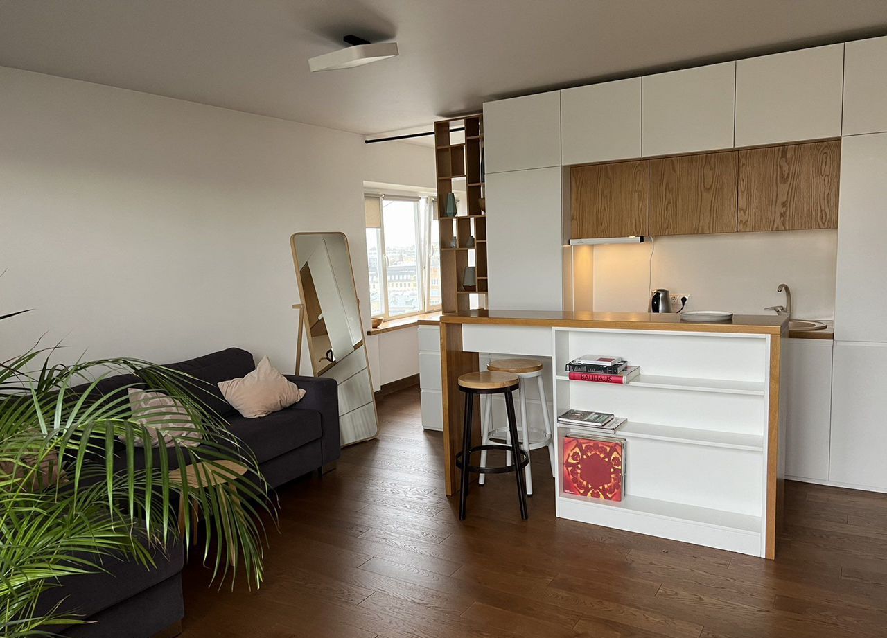 Квартира-студия, 55 м² — фото 1
