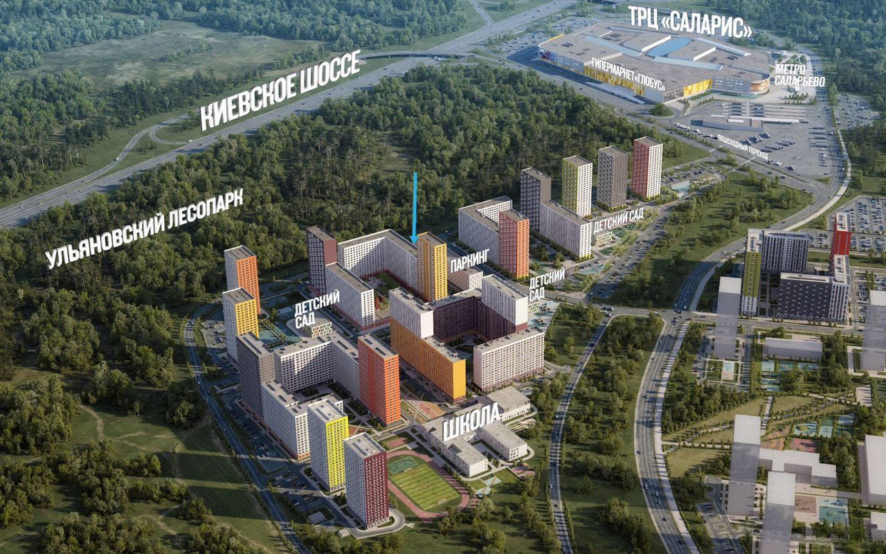 2-комнатная квартира, 42 м² — фото 4