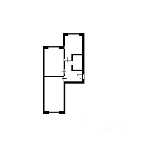 2-комнатная квартира, 60 м² — фото 2