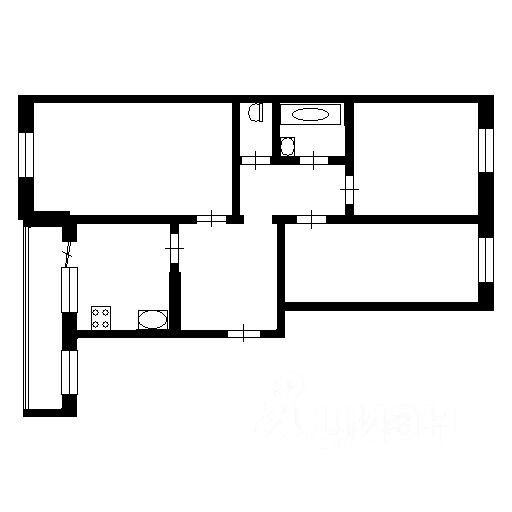 3-комнатная квартира, 80 м² — фото 2