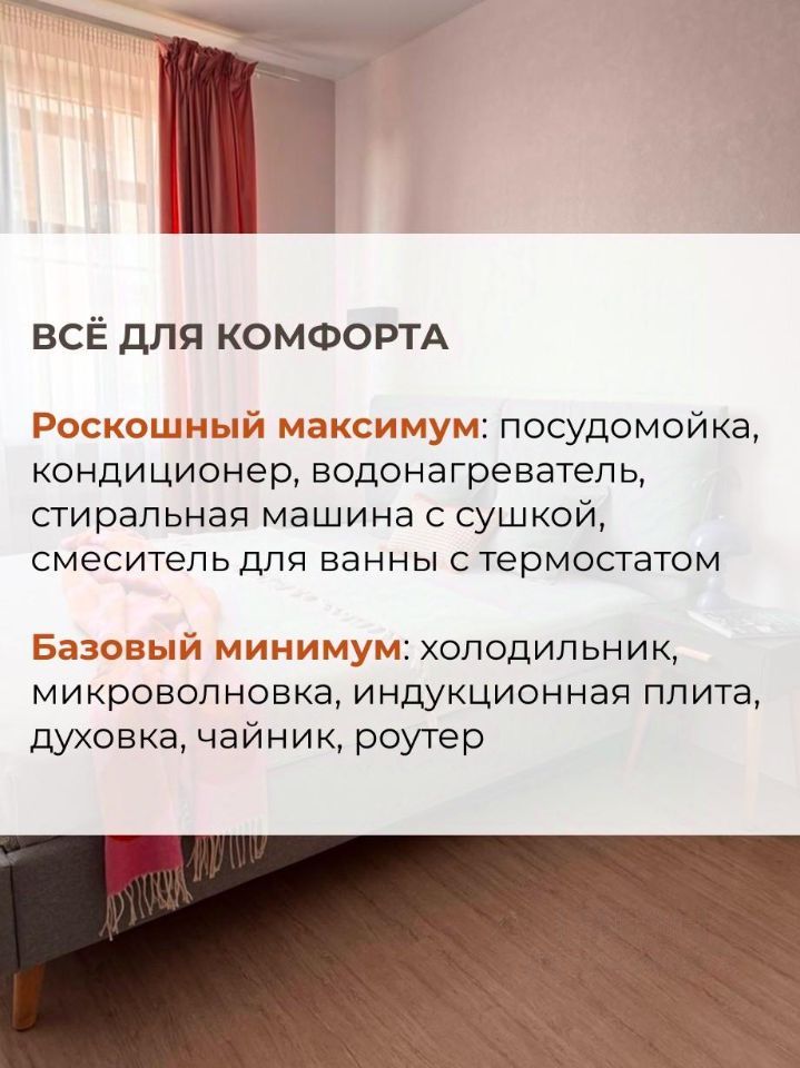 1-комнатная квартира, 40 м² — фото 6