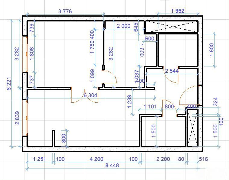 1-комнатная квартира, 47 м² — фото 8