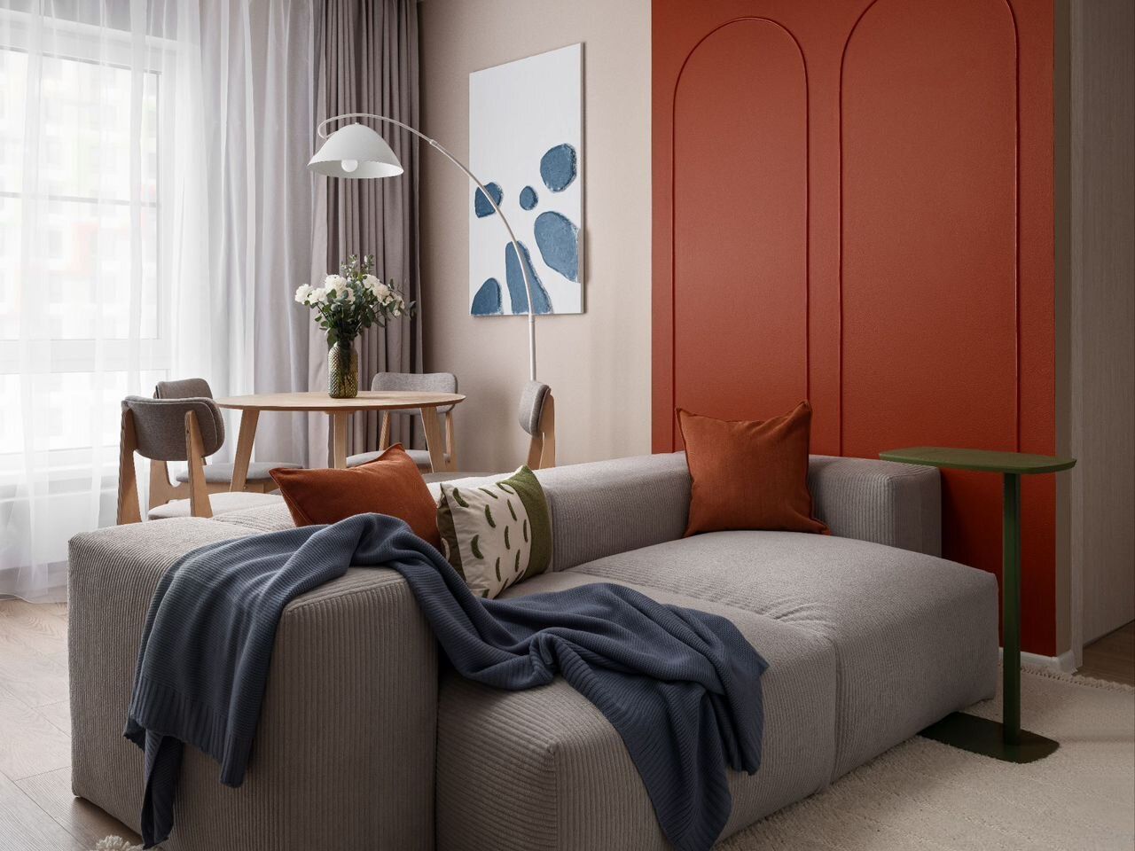 2-комнатная квартира, 50 м² — фото 1