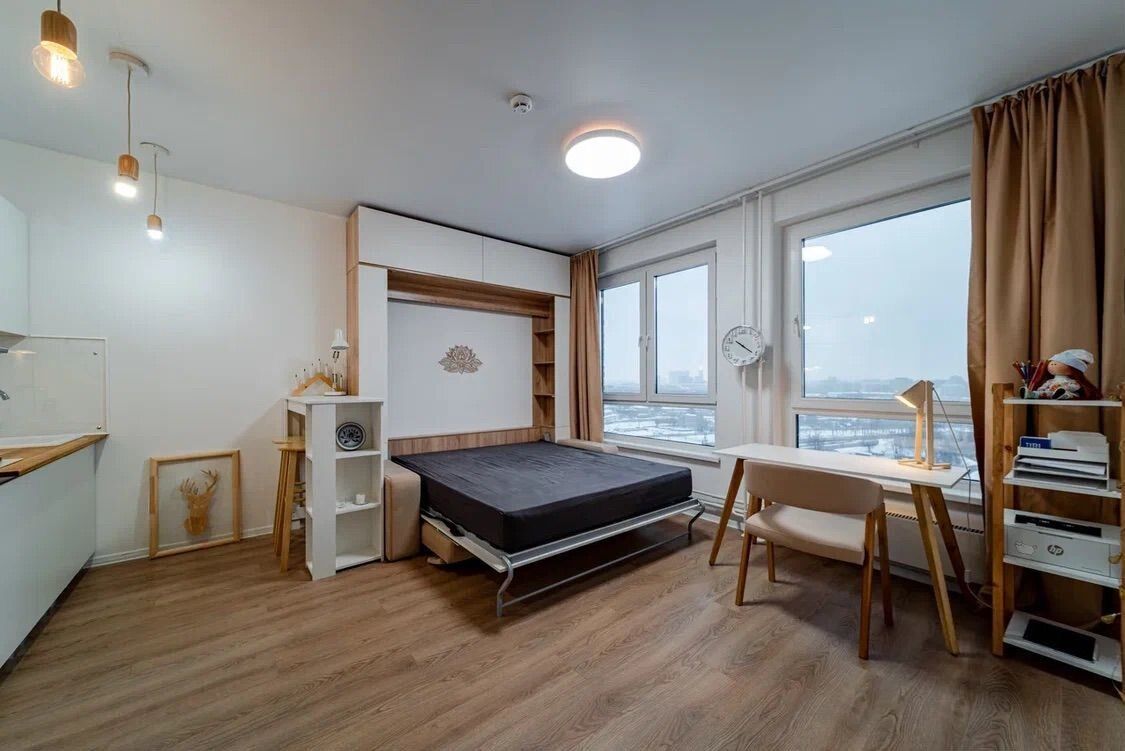 Квартира-студия, 28 м² — фото 1