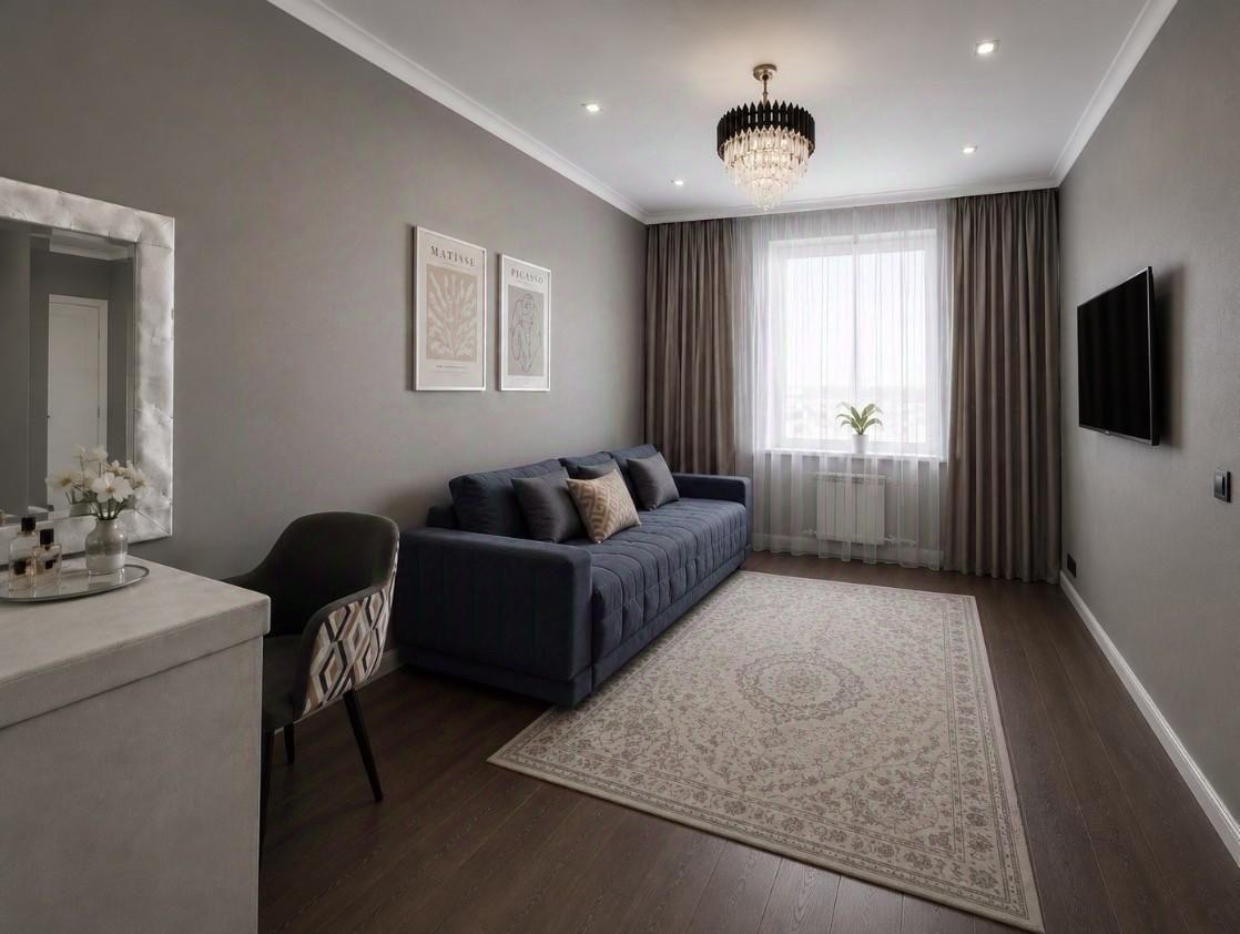 2-комнатная квартира, 57 м² — фото 3