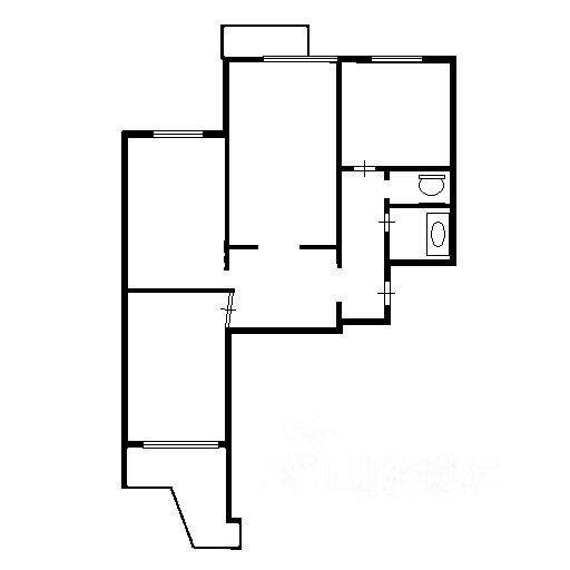 3-комнатная квартира, 75 м² — фото 2