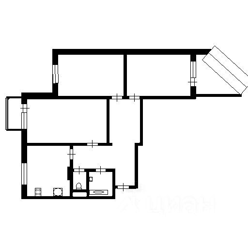3-комнатная квартира, 80 м² — фото 2