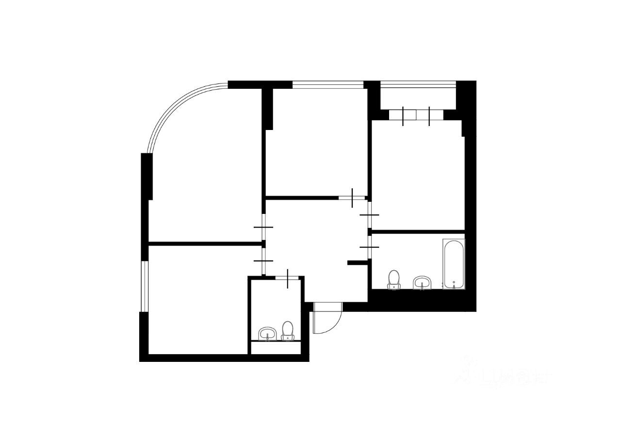 3-комнатная квартира, 77 м² — фото 2