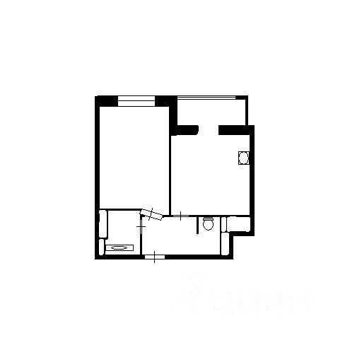 1-комнатная квартира, 40 м² — фото 2