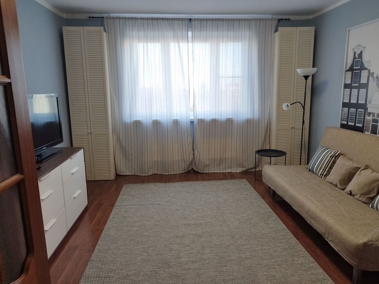 2-комнатная квартира, 55 м² — фото 1