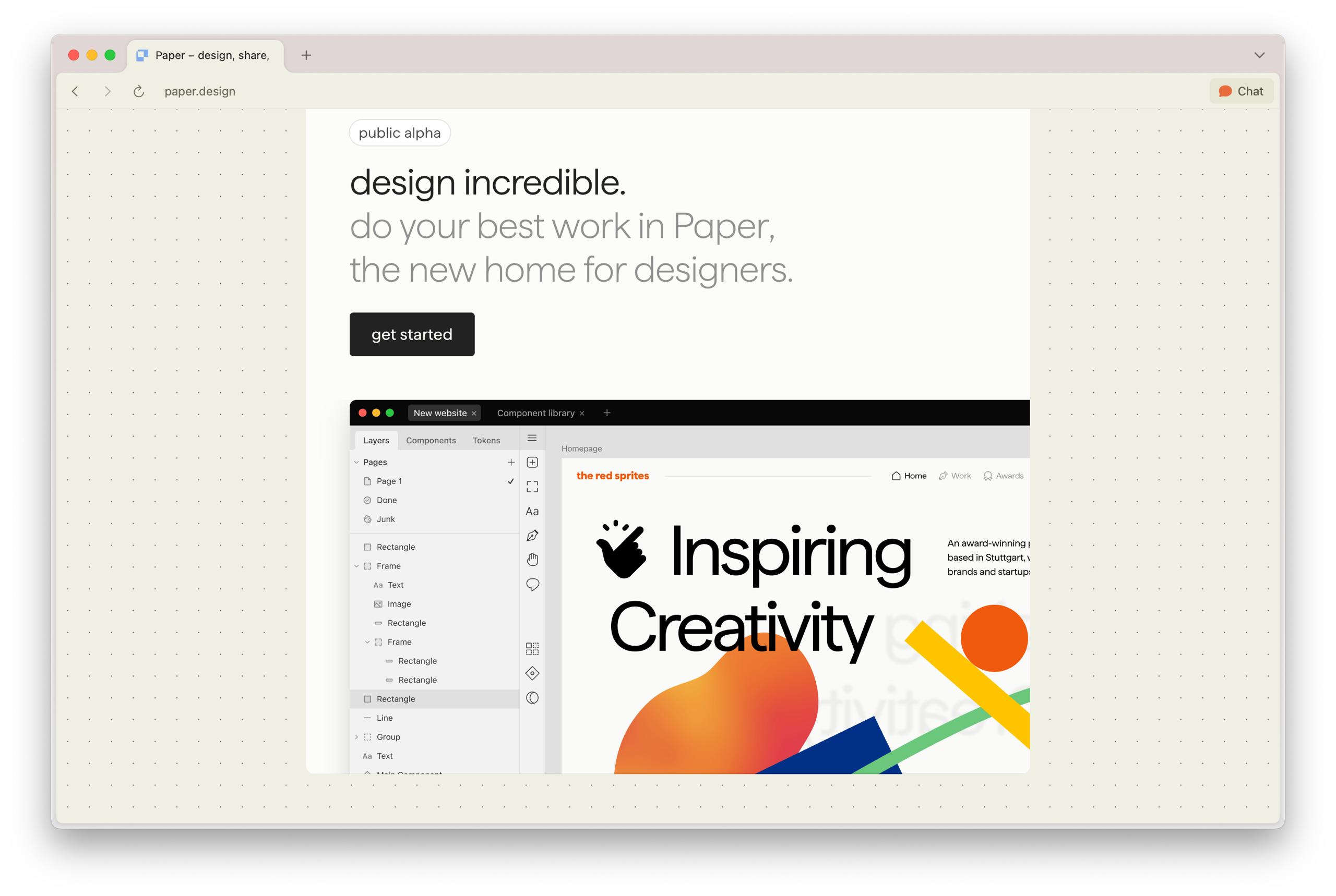 Вышла альфа Paper paper.design —Ну клон Фигмы, и чо? —Ну посмотри скринкаст и сделай так…