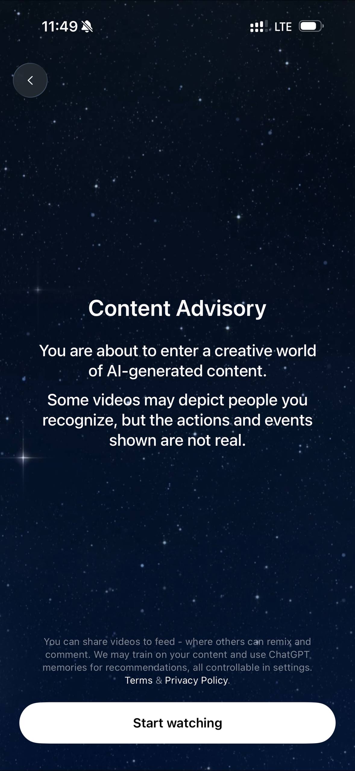 From words to worlds Приложение Sora от OpenAI вышло — социальная сеть, где только сгенер…, медиа 3