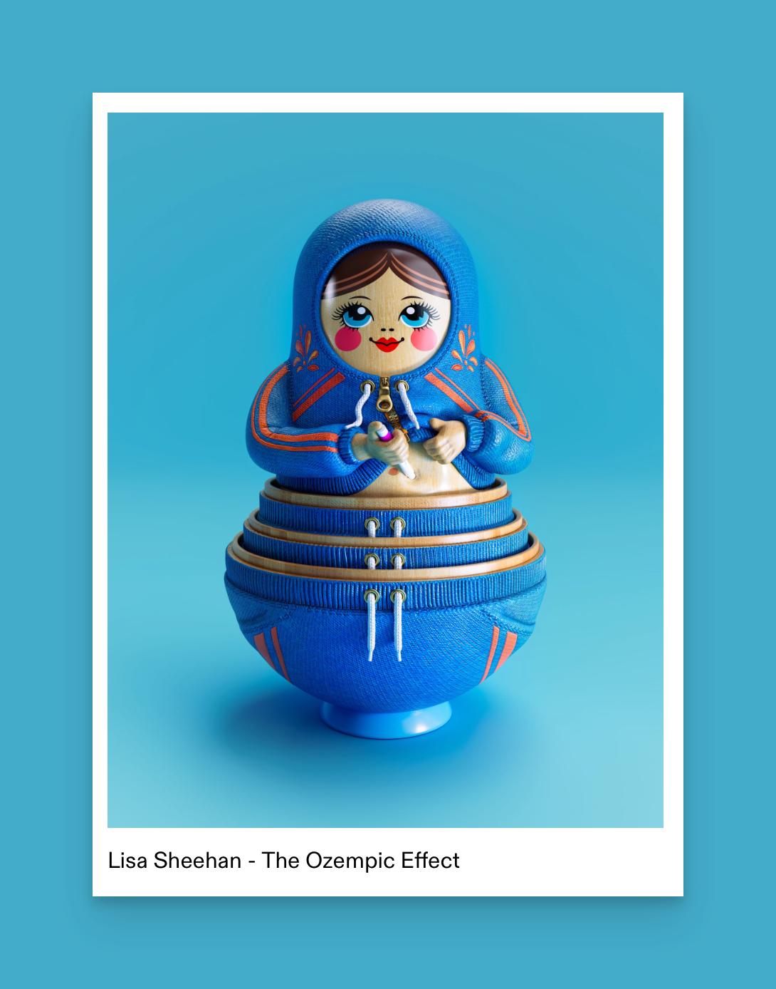 Lisa Sheehan - The Ozempic Effect Отсюда World Illustration Awards 2025