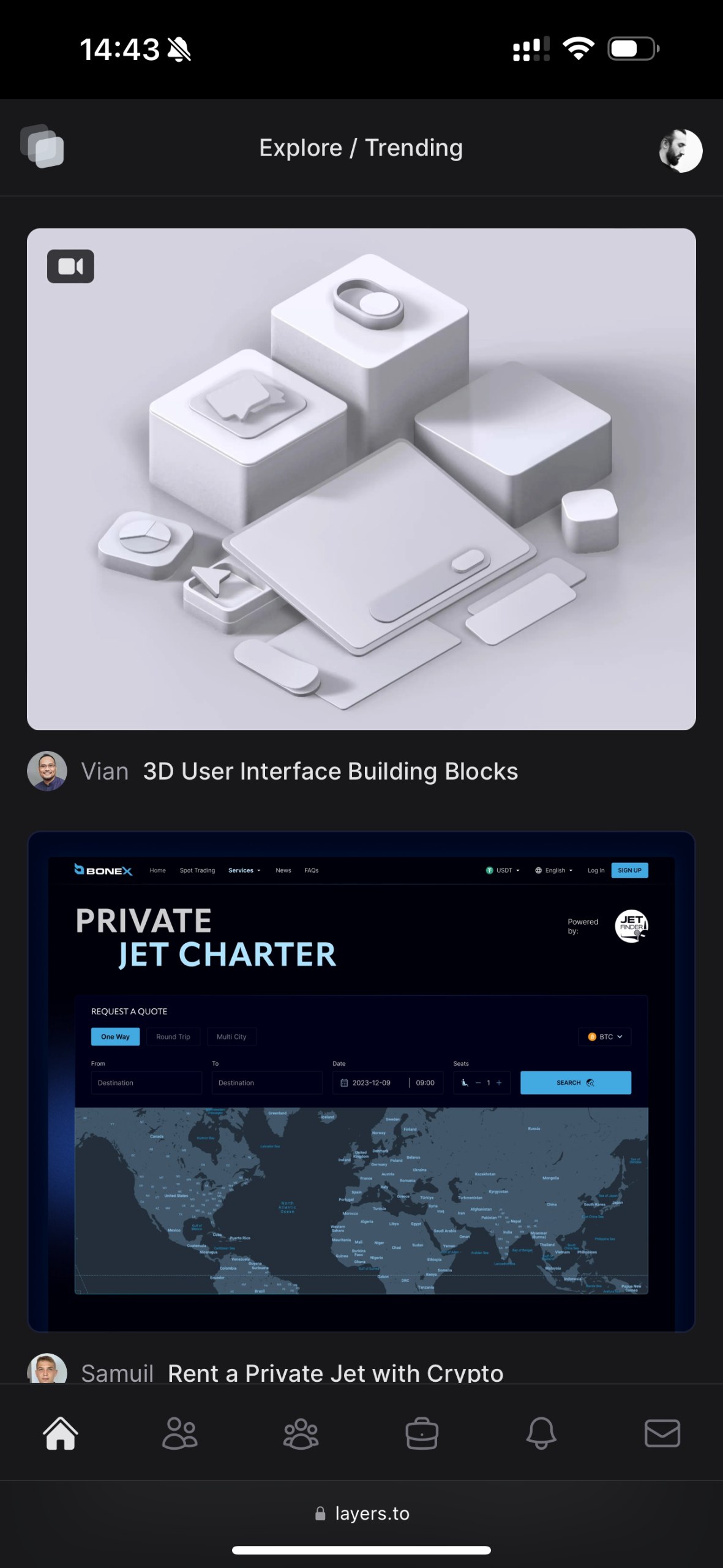 Запустился Layers.to на замену пивотнувшемуся Dribbble. Тут как в старые добрые. И вы пос…