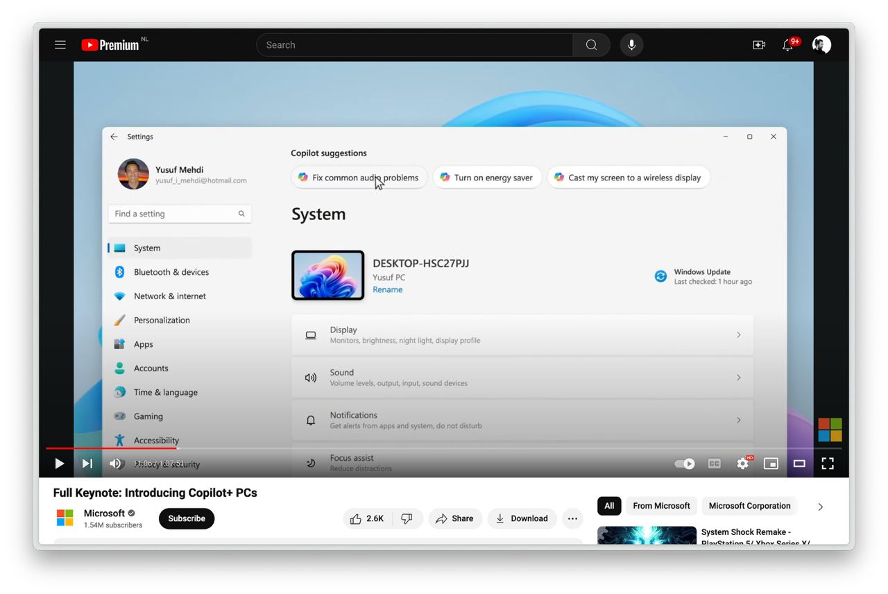 Я за всех нас посмотрел презентацию Microsoft "Copilot+PC". — Заслуживает внимания? — Нет…, медиа 6