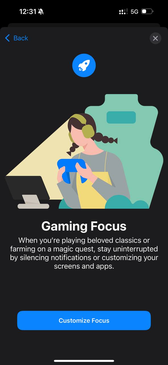 Помните, в iOS есть Focus? Пользуетесь? Расскажите, как пользуетесь. Я раньше настраивал…, медиа 5