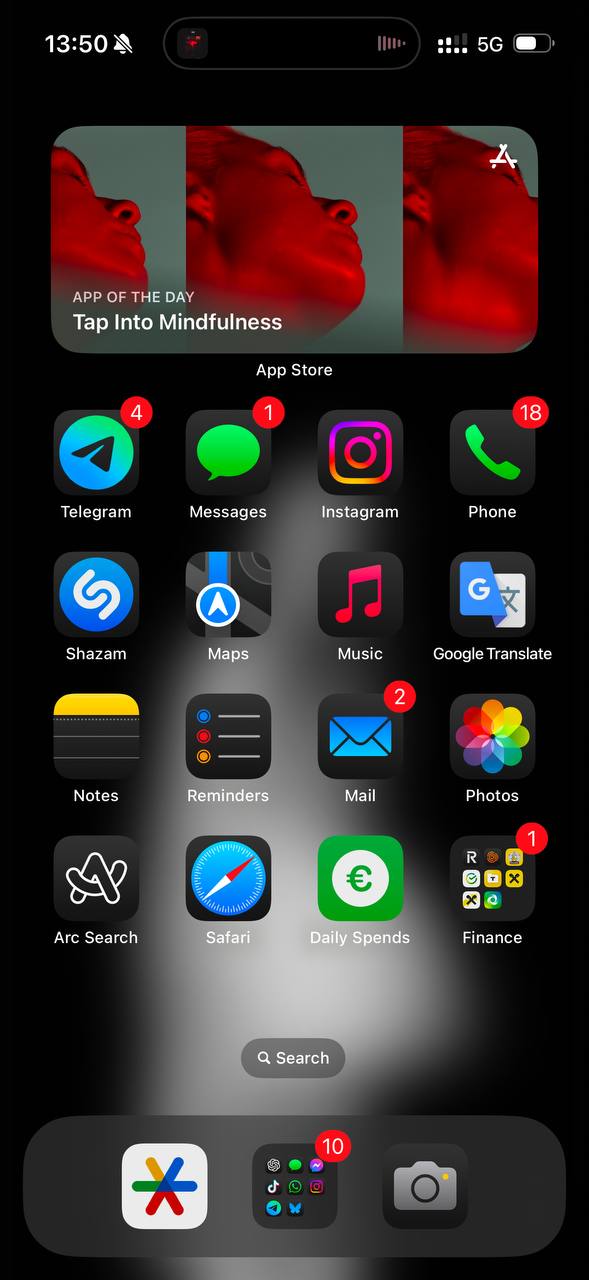 Красивый баннер для промо приложения в виджете App of the Day. Open Нравится динамика за…