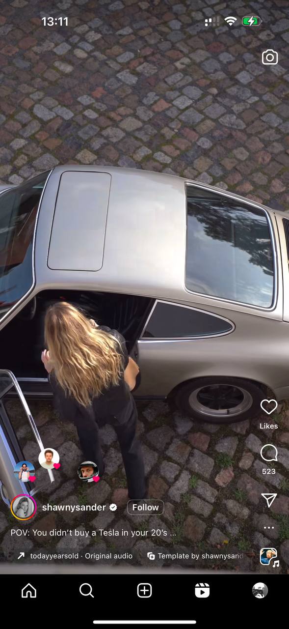 Instagram (Инстаграм) в рилсах подсвечивает друзей лайкнувших пост. Возможно, это такое в…