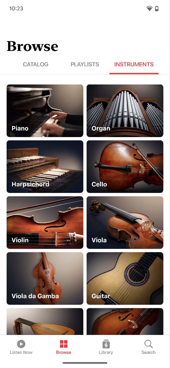 Нравится выдержанность в оформлении категорий приложения Classical, ответвления Apple Mus…, медиа 2
