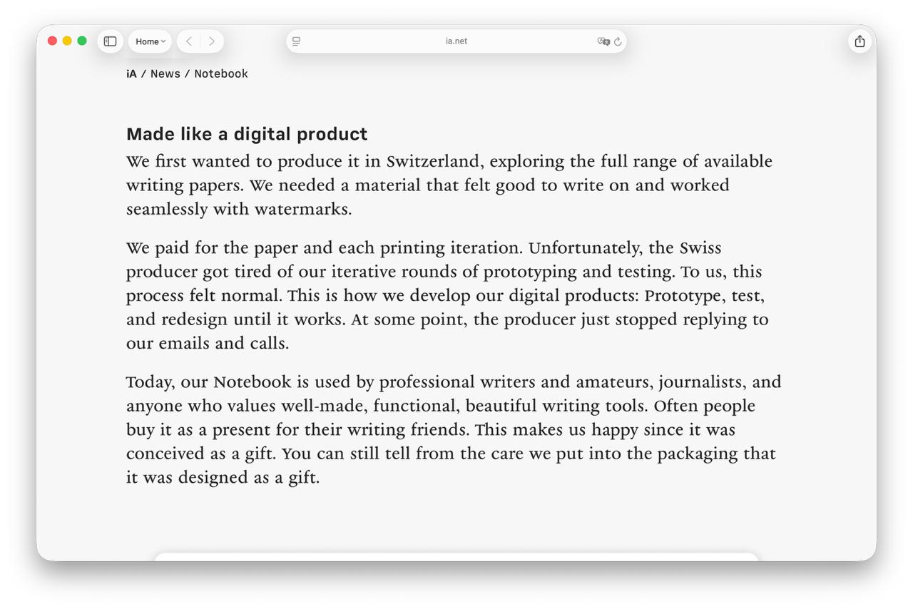 The iA Notebook has just received one of the most prestigious recognitions in design: the…, медиа 4