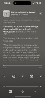 The main hero of the update is the built-in Podcasts app.