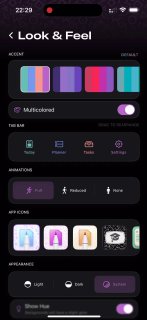 The author of Kyo is also looking for techniques that amplify the feeling of tactile interaction. A pleasant button at the start of immersion into the organizer. This kind of "opener" hints that, as with a real organizer, you will need to do a little work next.