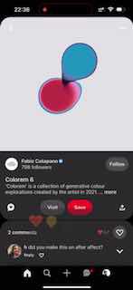 Inside the Pinterest universe there are reactions. You see them in the main feed, and you can leave them after diving into a content entity. The set of reactions broadcasts the product's values, visible through two of them: "thanks" and "good idea." And there are reactions on comments.