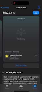 Built-in, free mining of information about well-being.