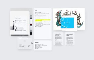 Ideas for interfaces, for organizing space on a two-dimensional canvas, will not leave me alone