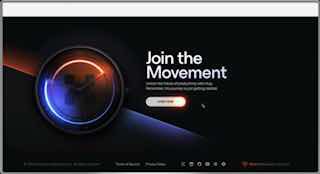 Admiring the huly.io landing page