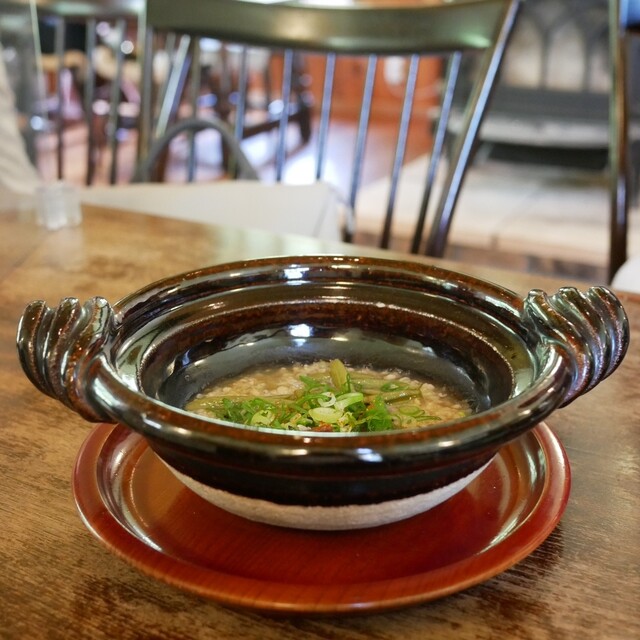 Soba Fujioka: обеденный сет с собой дзювари в бревенчатом доме — 5