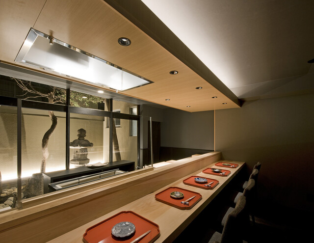 Japanese cuisine Takamitsu: киотский кайсэки за стойкой — 5