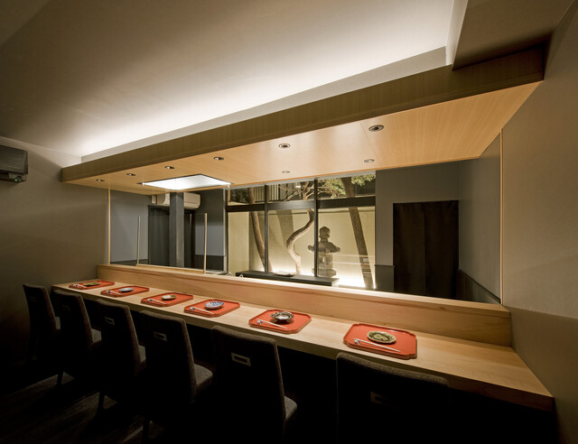 Japanese cuisine Takamitsu: киотский кайсэки за стойкой — 4