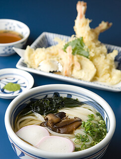 Honkaku Teuchi Udon Okasen: удон ручной нарезки с темпурой — 4