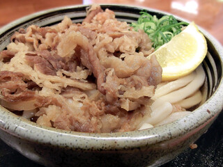 Mendokoro Wataya Marugame ten: удон с говядиной на самообслуживании — 4