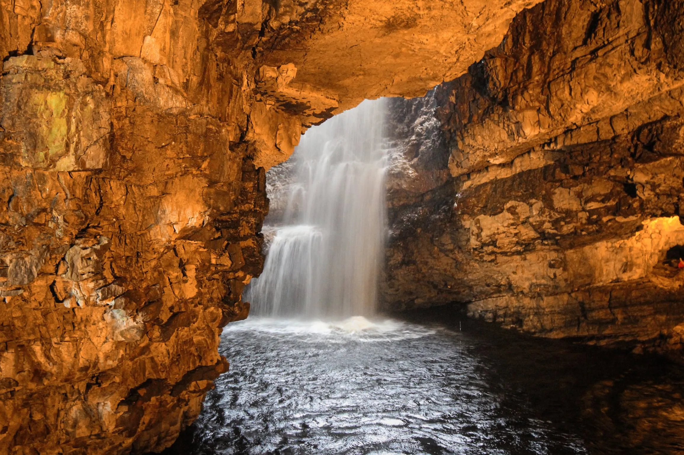 Smu Cave Waterfall