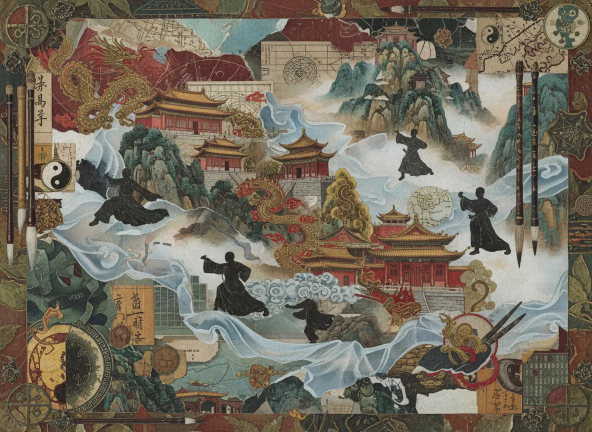 Комплекс древних строений в горах Уданшань