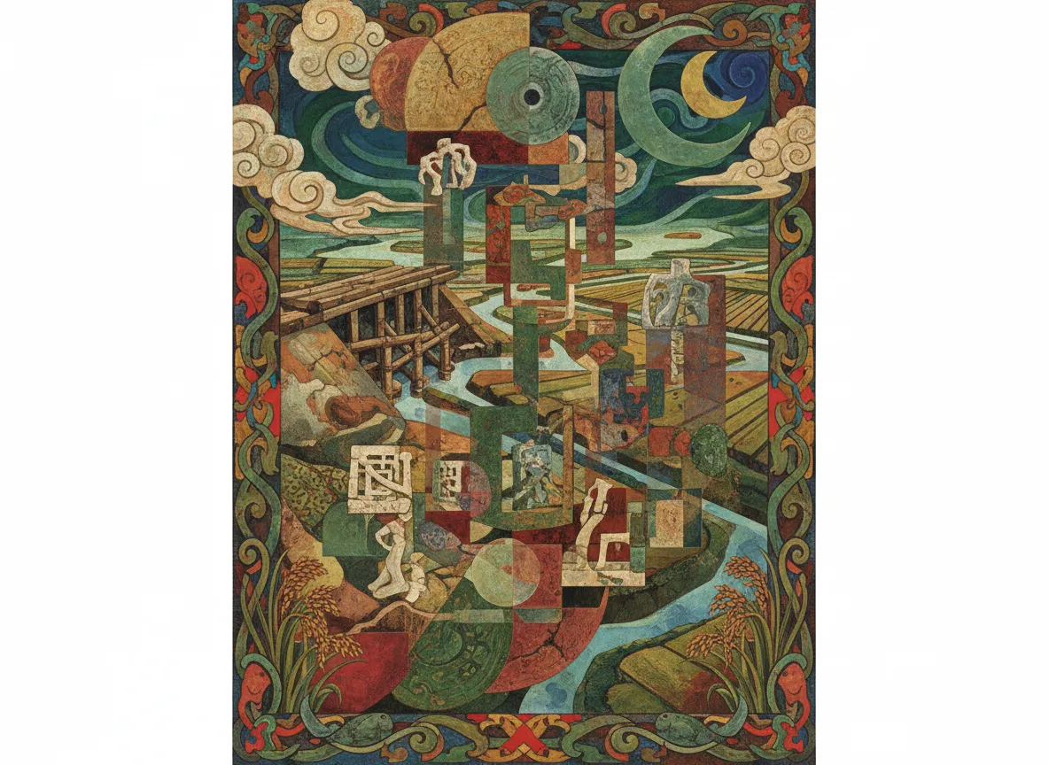 Руины древнего города Лянчжу