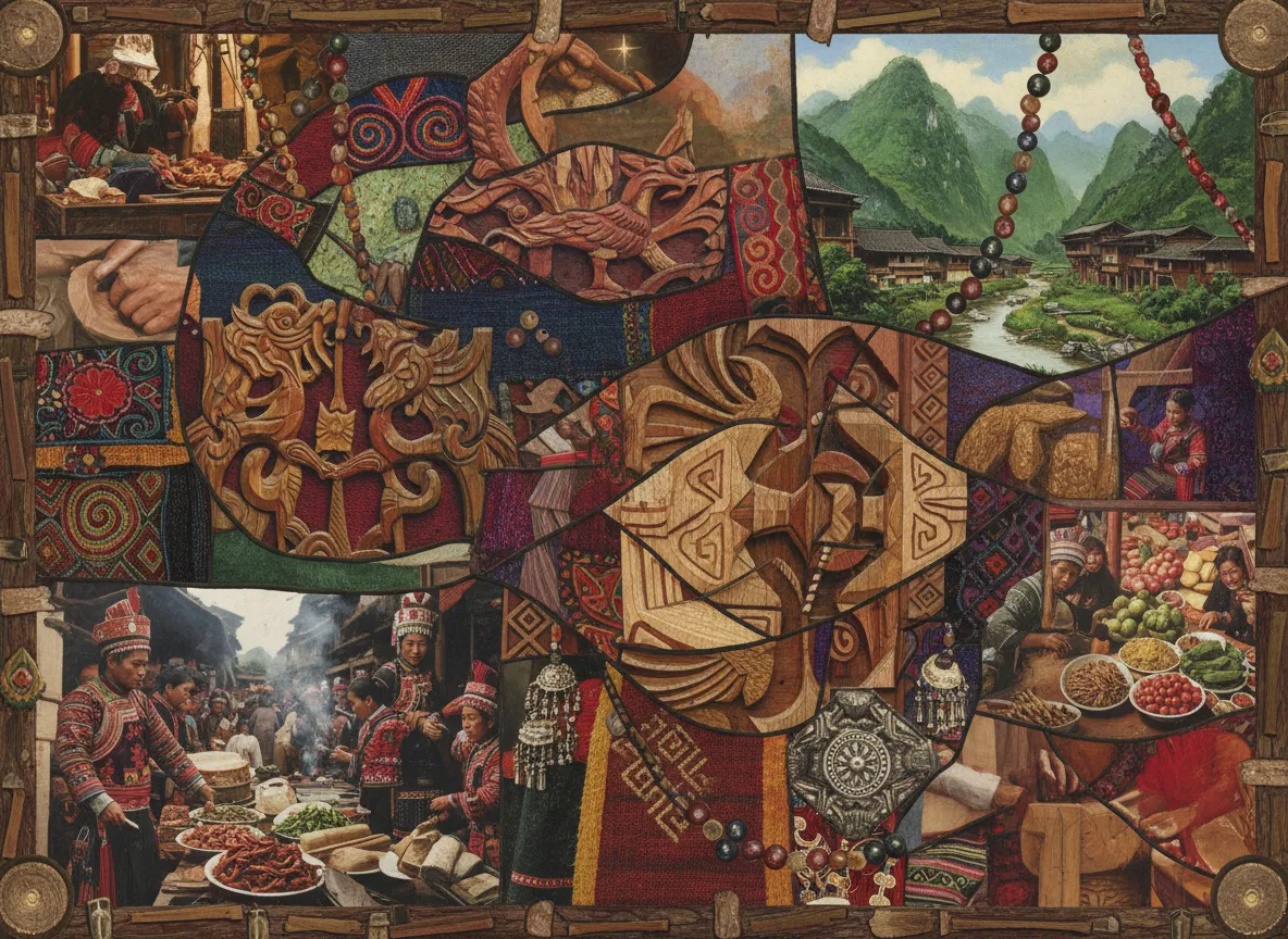 Qinglong Miao Wood Market