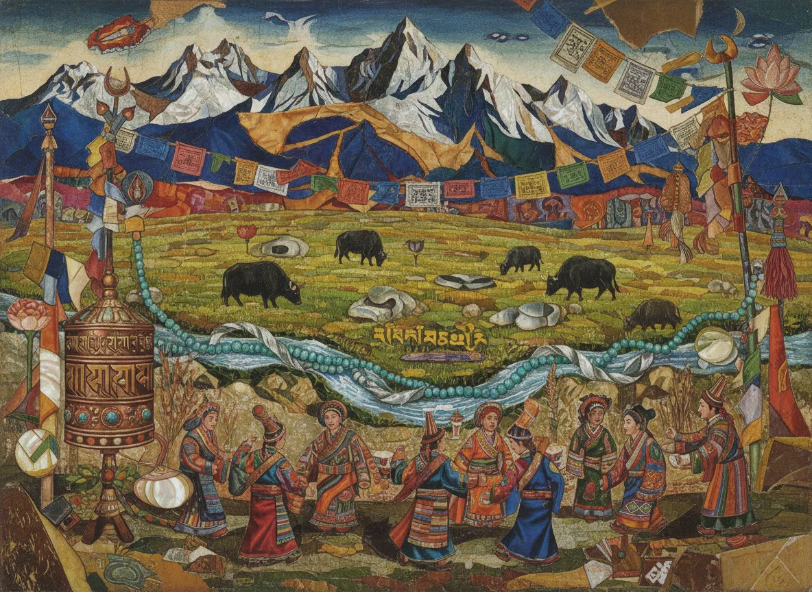 Heishui Tibetan Alpine Town