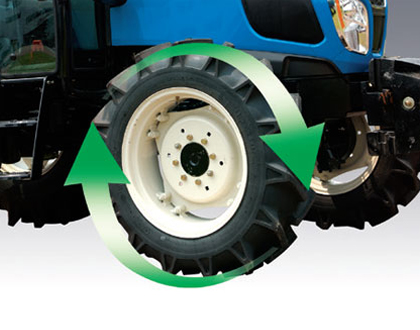 Минитрактор Yanmar LS MT1.25 HST - Функция «Быстрый поворот»