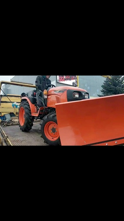 Kubota B 2441 с отвалом для уборки снега ❄️ #kubota #кубота #трактор