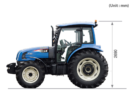 Трактор LS PLUS 90 CABIN - Оптимизация пространства