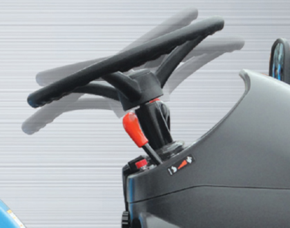 Трактор LS XR50 HST CAB - Рулевое управление с гидроусилителем и регулируемая рулевая колонка