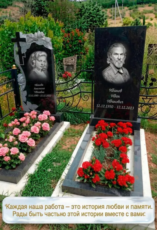 Установка памятников на всех кладбищах Крыма