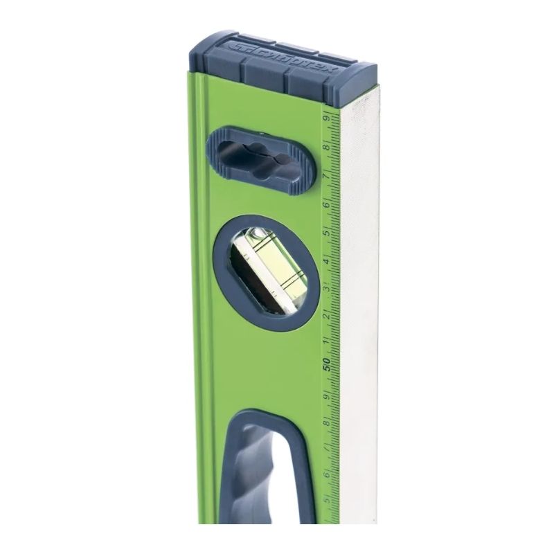 Уровень алюминиевый УСМ-0,5-2000, фрезерованный, 3 глазка, магнитный, рукоятки, 2000 мм Сибртех - изображение 2